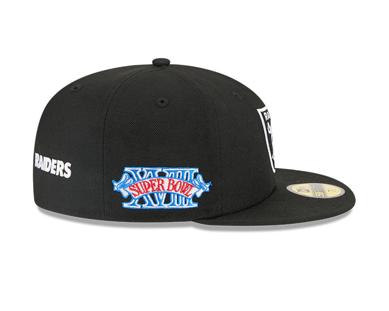 New Era Las Vegas Raiders Alpha Industries Black 59FIFTY Fitted Hat