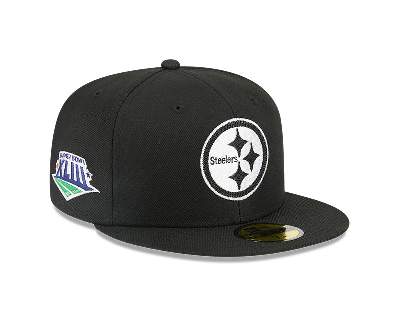 New Era Pittsburgh Steelers Alpha Industries Black 59FIFTY Fitted Hat