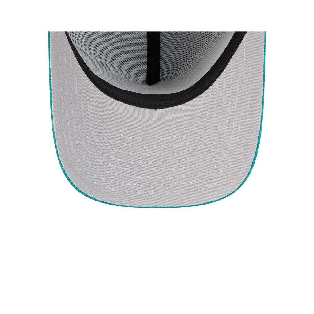 New Era Seattle Mariners MLB 2026 Cartoon A-Frame 59FIFTY junior fitted hat, under-visor view