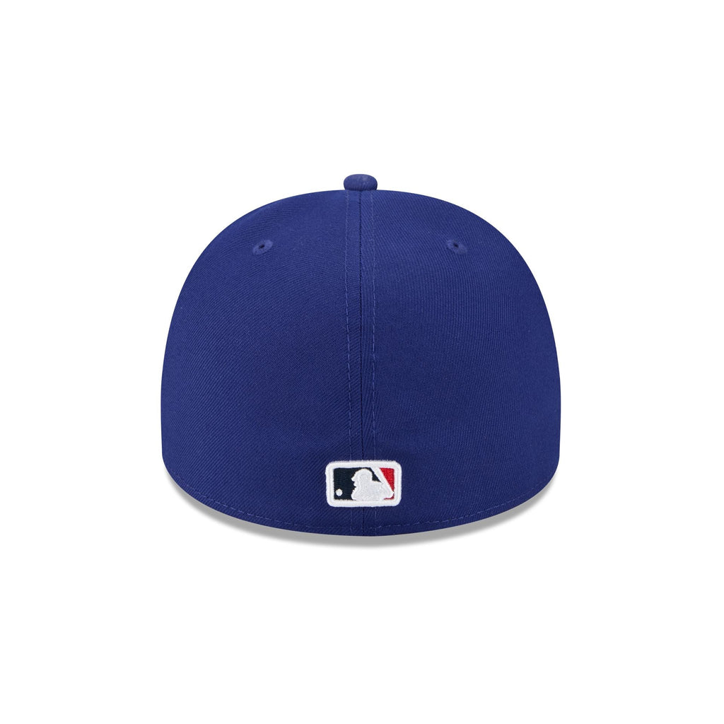 New Era Los Angeles Dodgers MLB 2026 Cartoon A-Frame 59FIFTY junior fitted hat, back view