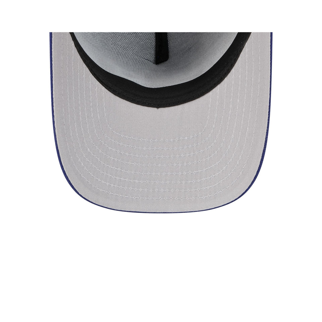 New Era Los Angeles Dodgers MLB 2026 Cartoon A-Frame 59FIFTY junior fitted hat, under-visor view