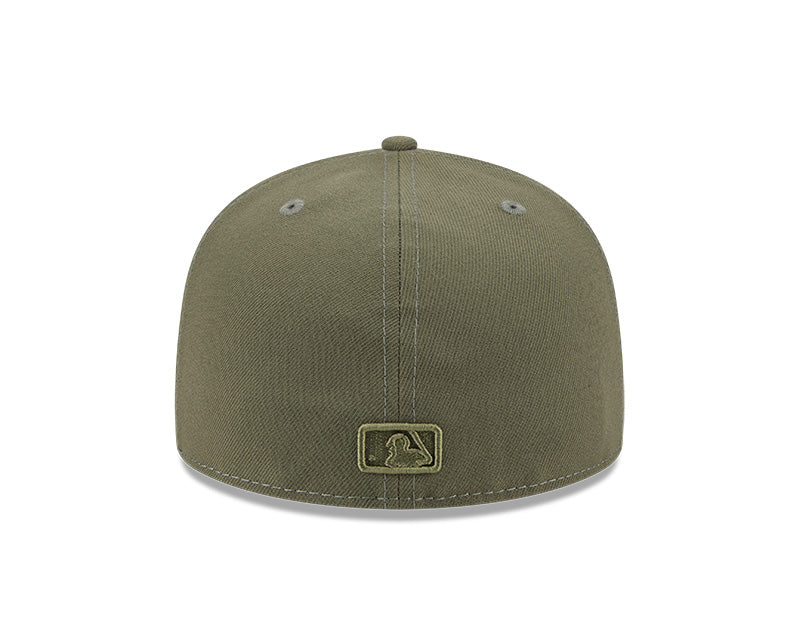 New Era Los Angeles Dodgers Olive Color Pack A-Frame 59FIFTY Fitted Hat