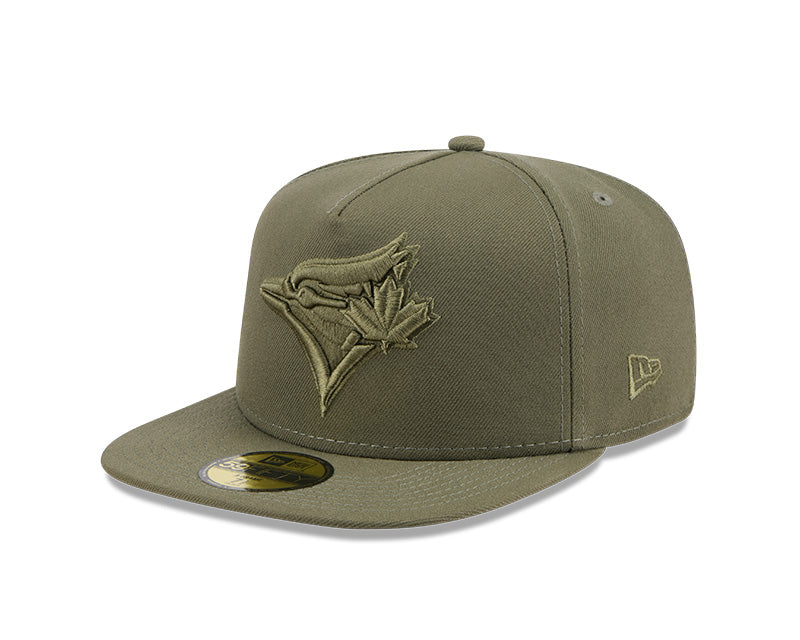 New Era New Toronto Blue Jays Olive Color Pack A-Frame 59FIFTY Fitted Hat
