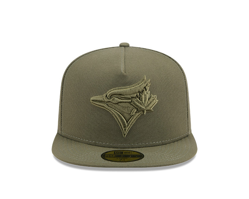 New Era New Toronto Blue Jays Olive Color Pack A-Frame 59FIFTY Fitted Hat