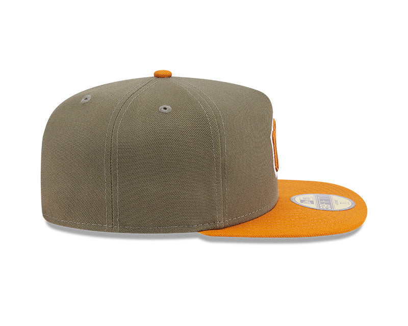 New Era New York Yankees Olive/Burnt Orange Two-Tone Color Pack A-Frame 59FIFTY Fitted Hat