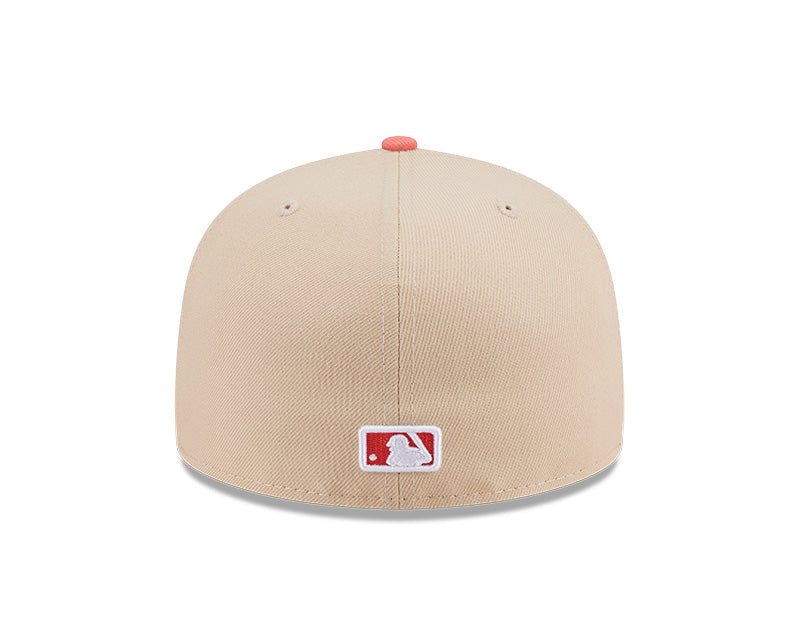 New Era New York Yankees Salmon/Pink Two-Tone Color Pack A-Frame 59FIFTY Fitted Hat