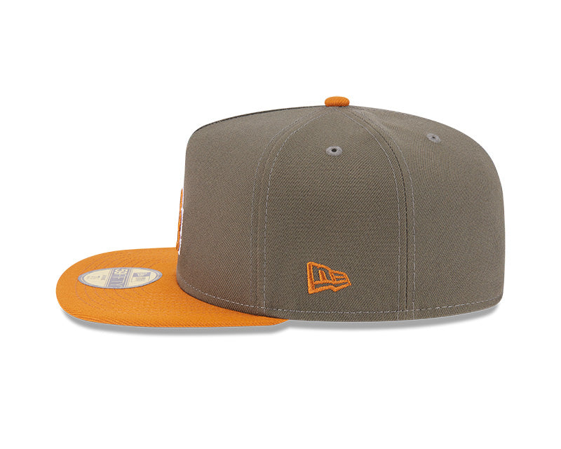 New Era Los Angeles Dodgers Olive/Burnt Orange Two-Tone Color Pack A-Frame 59FIFTY Fitted Hat