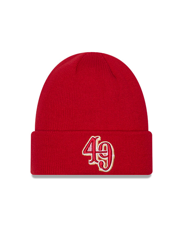 New Era San Francisco 49ers Deceptor Cuff Knit Beanie