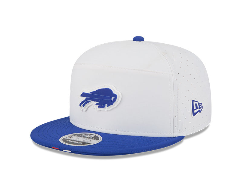 New Era Buffalo Bills 2025 Training Split Panel 9FIFTY Snapback Hat