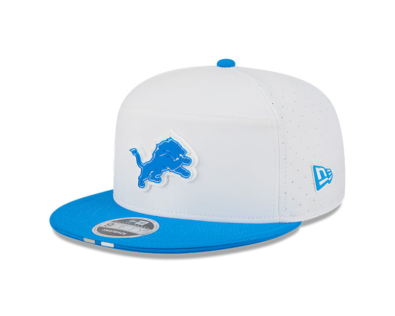 New Era Detroit Lions 2025 Training Split Panel 9FIFTY Snapback Hat