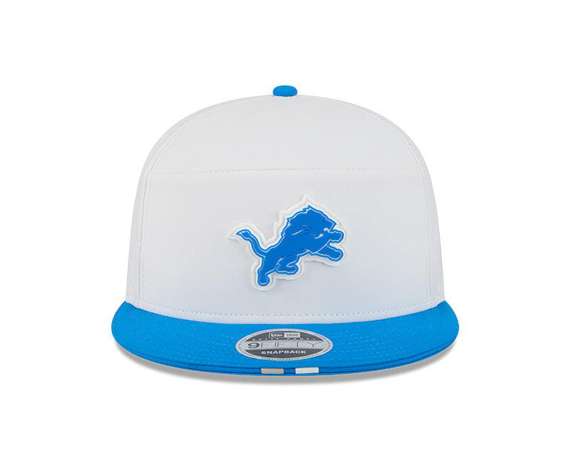 New Era Detroit Lions 2025 Training Split Panel 9FIFTY Snapback Hat