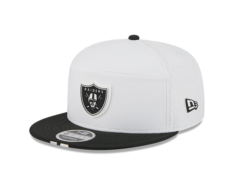 New Era Las Vegas Raiders 2025 Training Split Panel 9FIFTY Snapback Hat