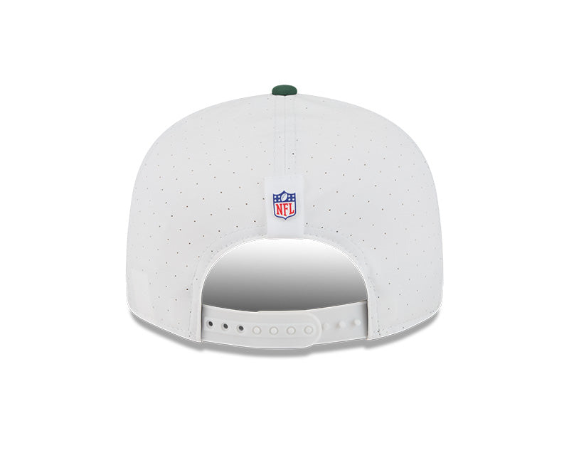 New Era Green Bay Packers 2025 Training Split Panel 9FIFTY Snapback Hat