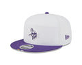 New Era Minnesota Vikings 2025 Training Split Panel 9FIFTY Snapback Hat