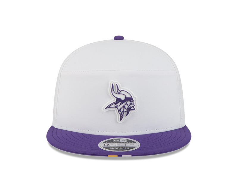 New Era Minnesota Vikings 2025 Training Split Panel 9FIFTY Snapback Hat