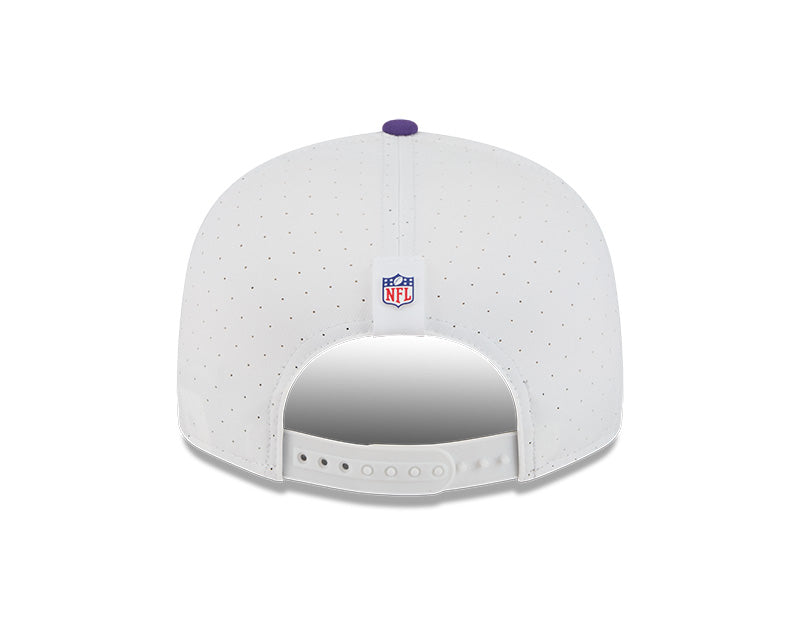 New Era Minnesota Vikings 2025 Training Split Panel 9FIFTY Snapback Hat