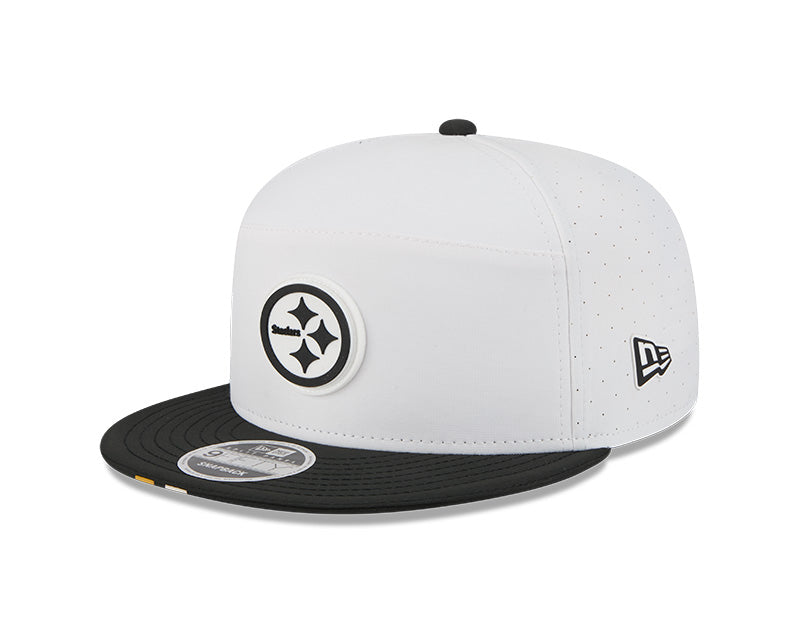 New Era Pittsburgh Steelers 2025 Training Split Panel 9FIFTY Snapback Hat