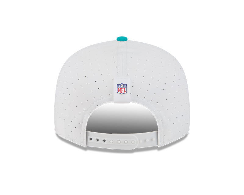 New Era Miami Dolphins 2025 Training Split Panel 9FIFTY Snapback Hat
