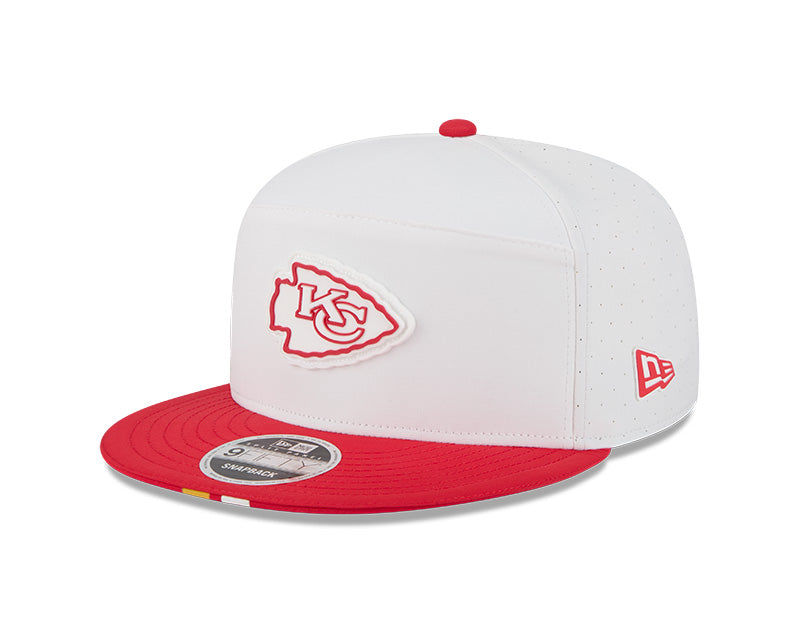 New Era Kansas City Chiefs 2025 Training Split Panel 9FIFTY Snapback Hat