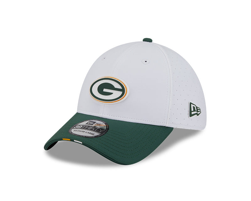 New Era Green Bay Packers 2025 Training 39THIRTY Stretch Fit Hat