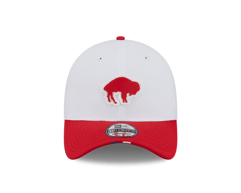 New Era Buffalo Bills 2025 Training 39THIRTY Throwback Logo Stretch Fit Hat