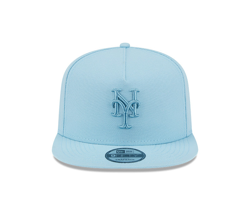 New Era New York Mets Light Blue Color Pack A-Frame 9FIFTY Snapback Hat