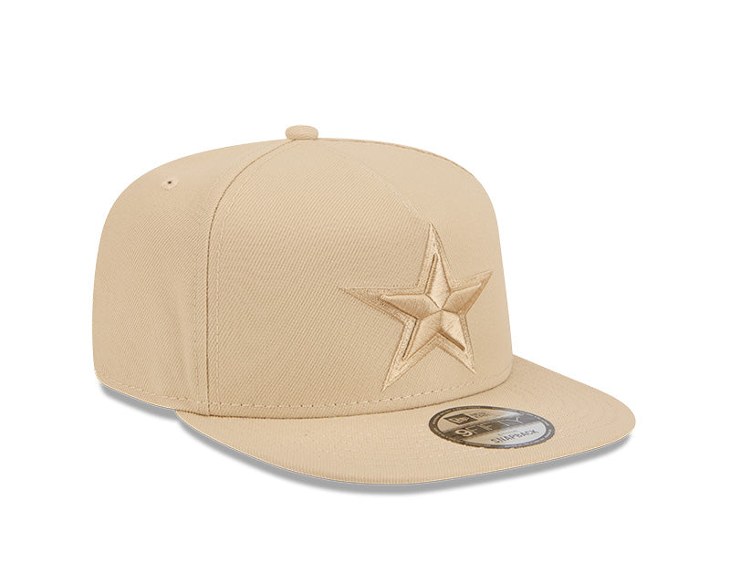 New Era Dallas Cowboys Light Beige Color Pack A-Frame 9FIFTY Snapback Hat