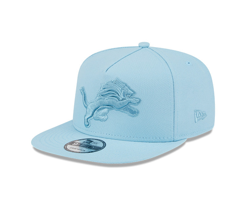 New Era Detroit Lions Light Blue Color Pack A-Frame 9FIFTY Snapback Hat