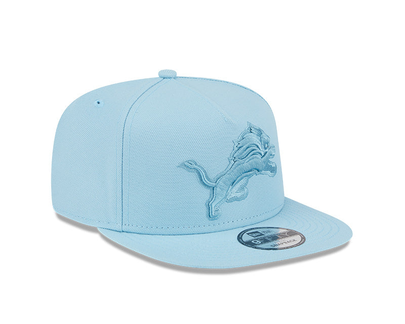 New Era Detroit Lions Light Blue Color Pack A-Frame 9FIFTY Snapback Hat