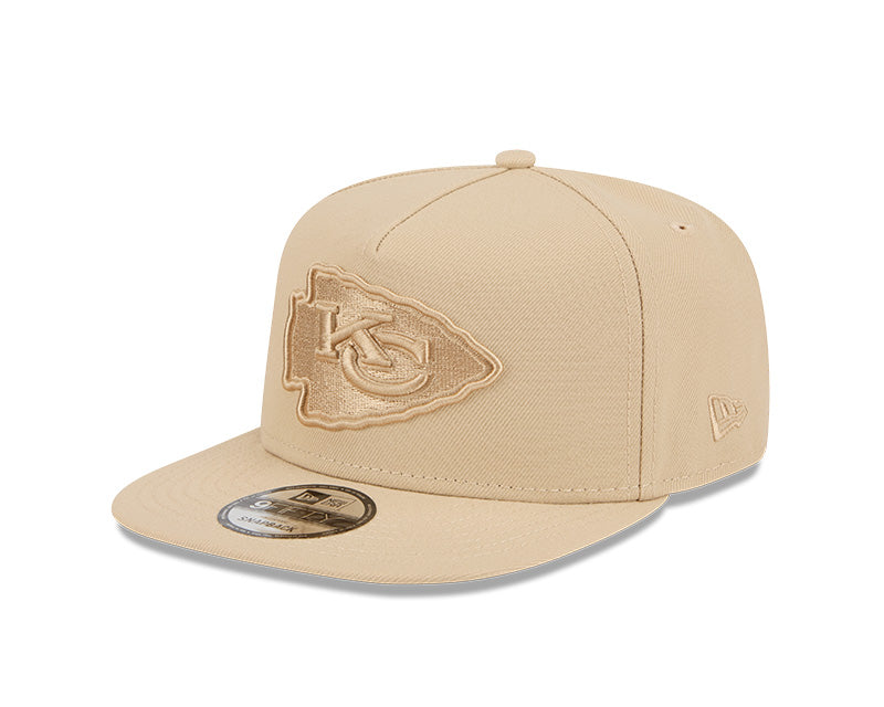 New Era Kansas City Chiefs Light Beige Color Pack A-Frame 9FIFTY Snapback Hat