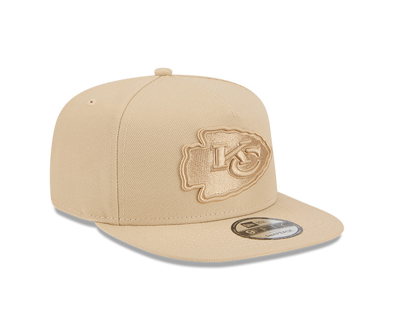 New Era Kansas City Chiefs Light Beige Color Pack A-Frame 9FIFTY Snapback Hat