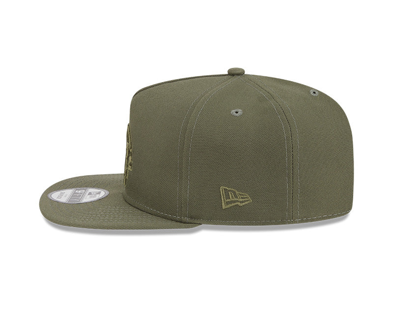 New Era Minnesota Vikings Olive Color Pack A-Frame 9FIFTY Snapback Hat