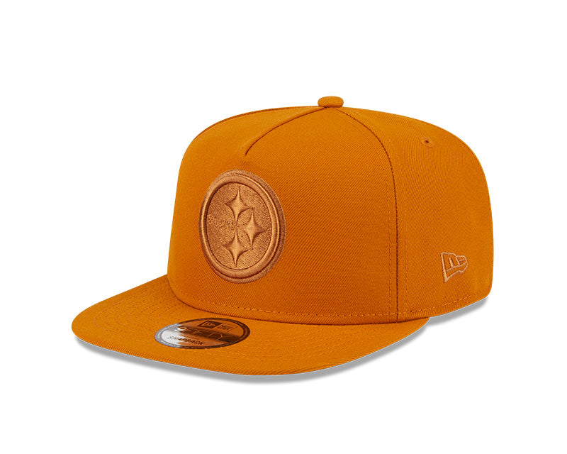 New Era Pittsburgh Steelers Brown Color Pack AFrame 9FIFTY Snapback H