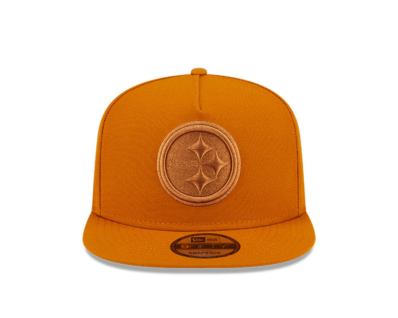 New Era Pittsburgh Steelers Brown Color Pack AFrame 9FIFTY Snapback H