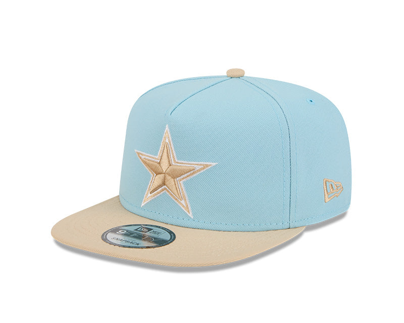 New Era Dallas Cowboys Light Blue/Khaki Color Pack A-Frame 9FIFTY Snapback Hat
