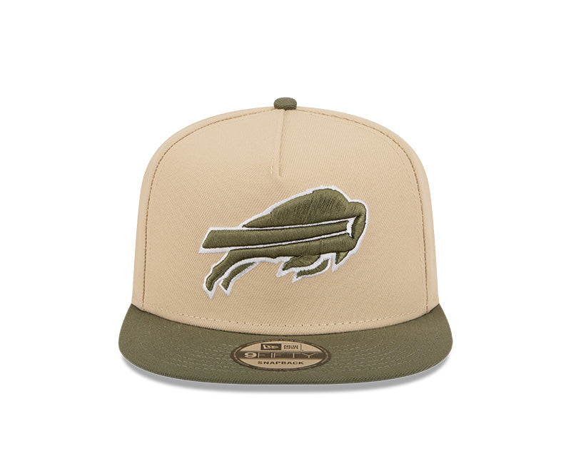 New Era Buffalo Bills Khaki/Olive Color Pack A-Frame 9FIFTY Snapback Hat