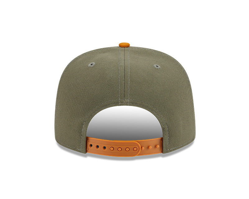 New Era Las Vegas Raiders Olive/Brown Color Pack A-Frame 9FIFTY Snapback Hat
