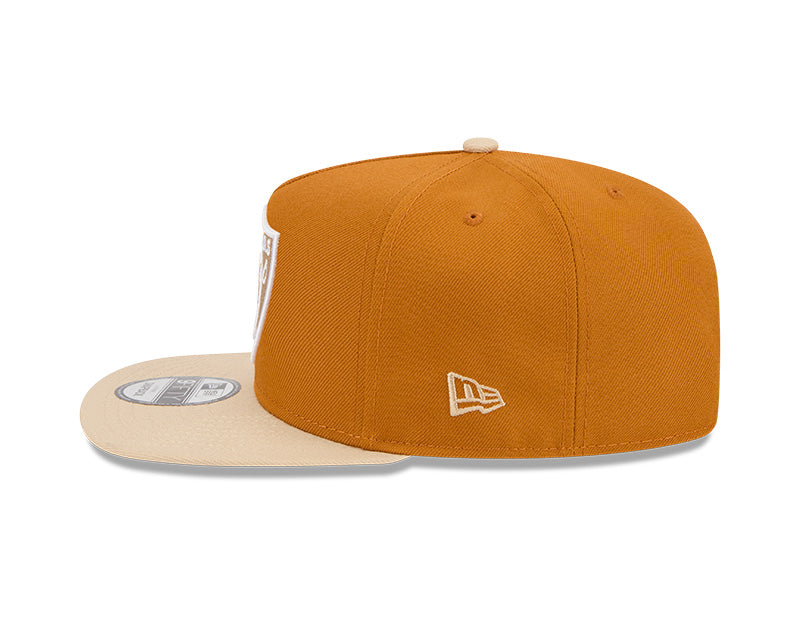 New Era Las Vegas Raiders Brown/Khaki Color Pack A-Frame 9FIFTY Snapback Hat