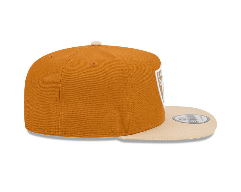 New Era Las Vegas Raiders Brown/Khaki Color Pack A-Frame 9FIFTY Snapback Hat