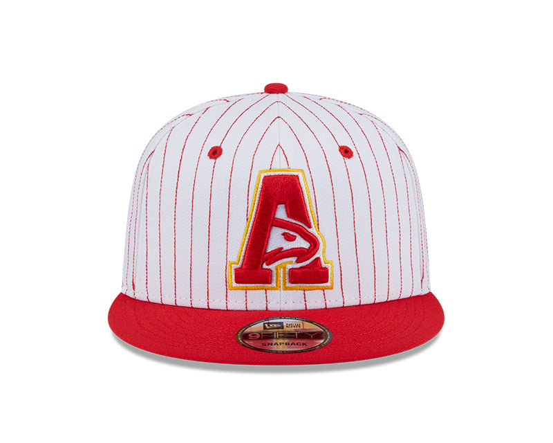 New Era Atlanta Hawks Deceptor Pinstripe 9FIFTY Snapback Hat