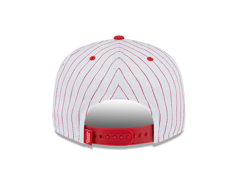 New Era Atlanta Hawks Deceptor Pinstripe 9FIFTY Snapback Hat