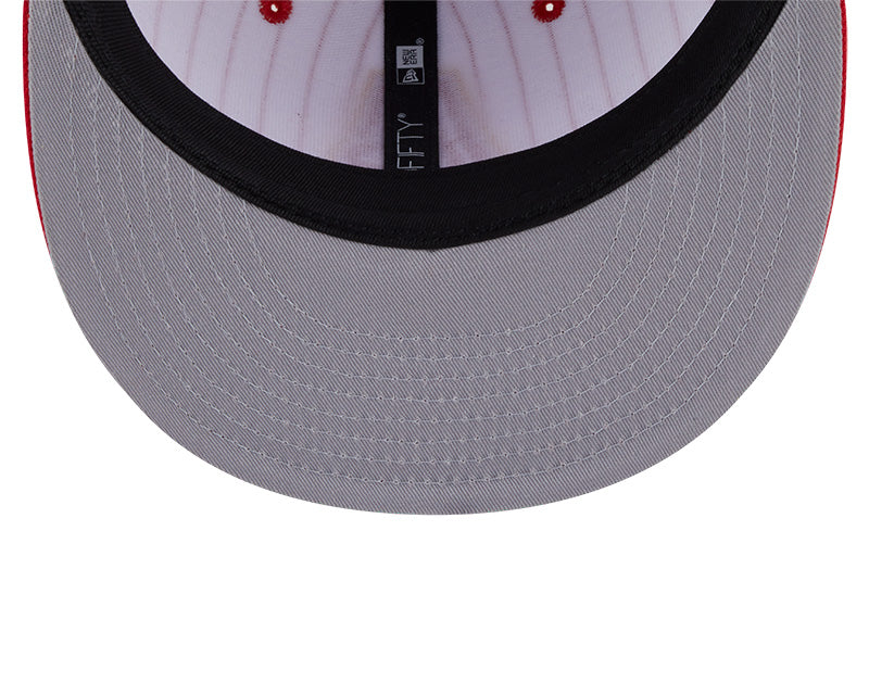 New Era Atlanta Hawks Deceptor Pinstripe 9FIFTY Snapback Hat