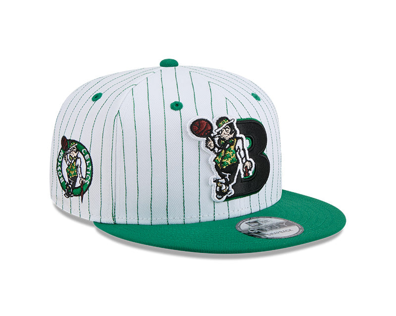 New Era Boston Celtics Deceptor Pinstripe 9FIFTY Snapback Hat