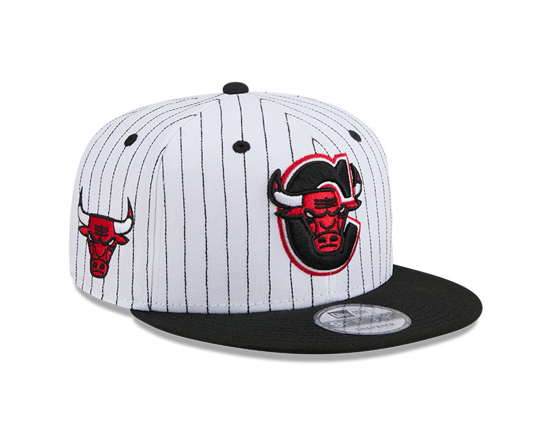 New Era Chicago Bulls Deceptor Pinstripe 9FIFTY Snapback Hat
