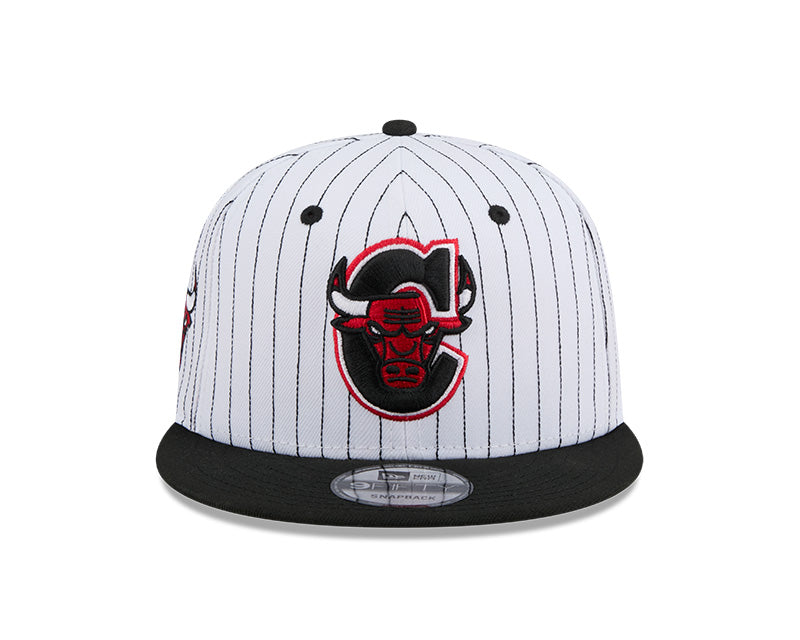 New Era Chicago Bulls Deceptor Pinstripe 9FIFTY Snapback Hat
