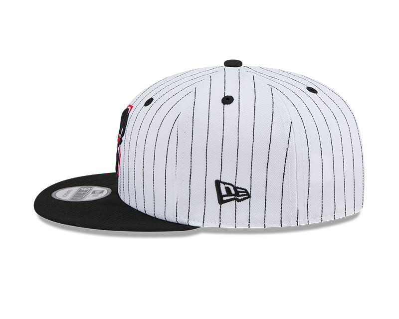 New Era Chicago Bulls Deceptor Pinstripe 9FIFTY Snapback Hat