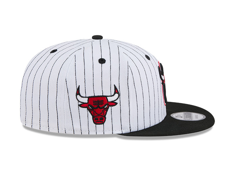 New Era Chicago Bulls Deceptor Pinstripe 9FIFTY Snapback Hat