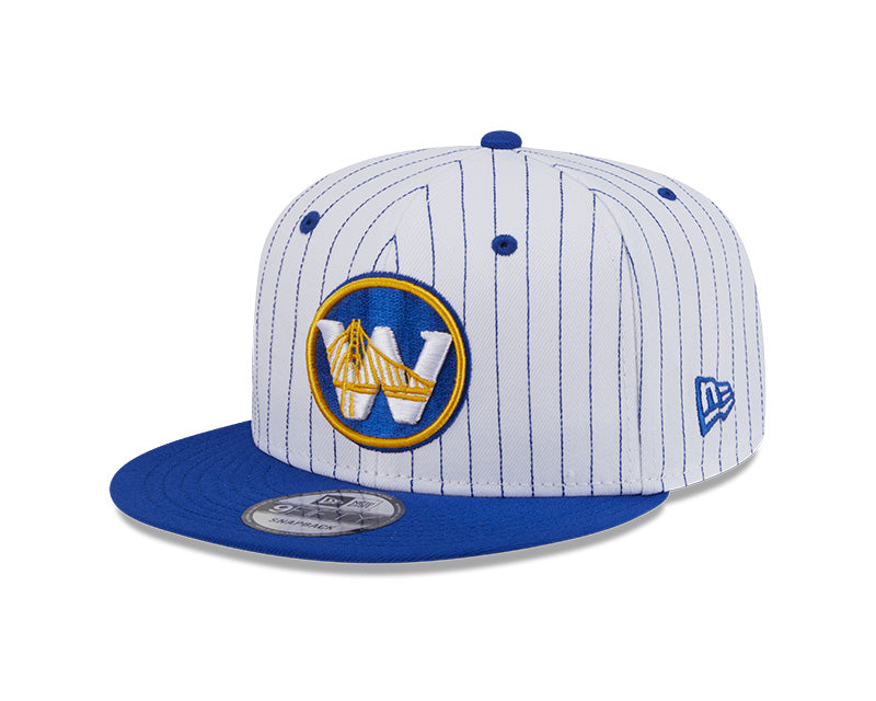 New Era Golden State Warriors Deceptor Pinstripe 9FIFTY Snapback Hat