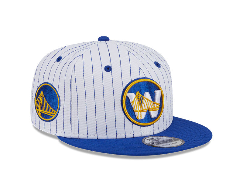 New Era Golden State Warriors Deceptor Pinstripe 9FIFTY Snapback Hat