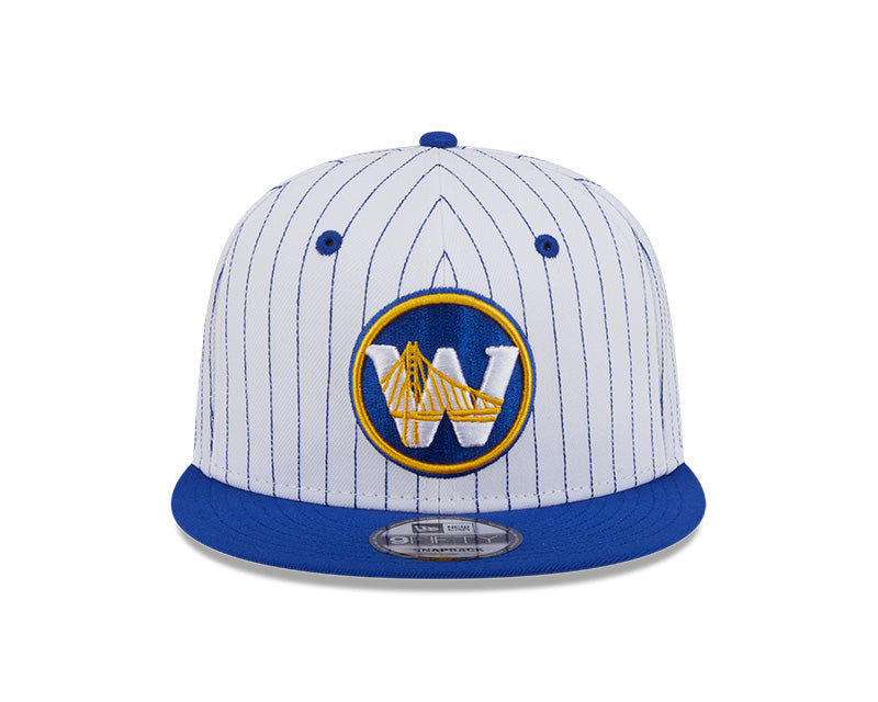 New Era Golden State Warriors Deceptor Pinstripe 9FIFTY Snapback Hat